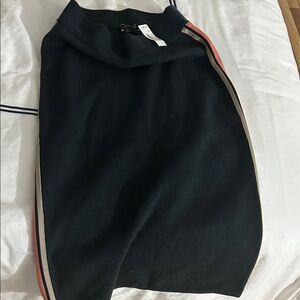 New J Crew Sweater Skirt with Striped Detail